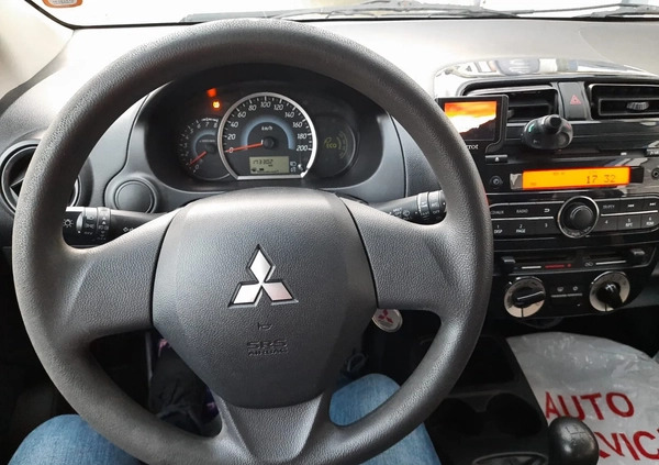 Mitsubishi Space Star cena 20850 przebieg: 173282, rok produkcji 2014 z Mińsk Mazowiecki małe 232
